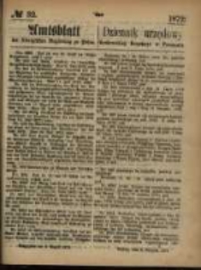 Amtsblatt der Königlichen Regierung zu Posen. 1872.08.08 Nro.32