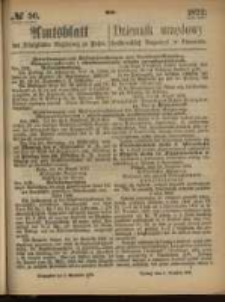 Amtsblatt der Königlichen Regierung zu Posen. 1872.09.05 Nro.36