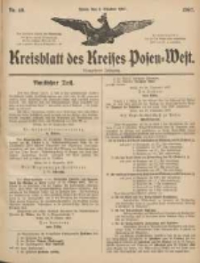 Kreisblatt des Kreises Posen-West 1907.10.03 Jg.19 Nr40