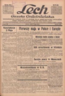 Lech.Gazeta Gnieźnieńska: codzienne pismo polityczne dla wszystkich stan&oacute;w. Dodatki: tygodniowy "Lechita" i powieściowy oraz dwutygodnik "Leszek" 1935.05.03 R.36 Nr103