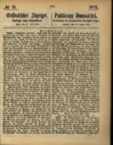 Oeffentlicher Anzeiger. 1872.07.30 Nro.31