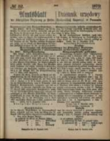 Amtsblatt der Königlichen Regierung zu Posen. 1872.12.26 Nro.52