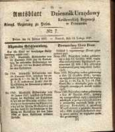 Amtsblatt der Königlichen Regierung zu Posen. 1837.02.14 Nro.7