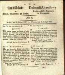 Amtsblatt der Königlichen Regierung zu Posen. 1837.02.21 Nro.8