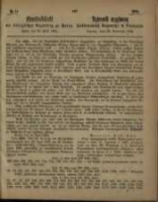 Amtsblatt der Königlichen Regierung zu Posen. 1864.04.26 Nro.17
