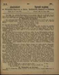 Amtsblatt der Königlichen Regierung zu Posen. 1864.07.12 Nro.28