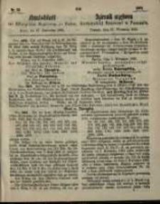 Amtsblatt der K&ouml;niglichen Regierung zu Posen. 1864.09.27 Nro.39