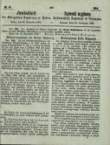 Amtsblatt der Königlichen Regierung zu Posen. 1864.11.22 Nro.47