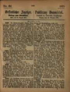 Oeffentlicher Anzeiger. 1875.08.25 Nro.34