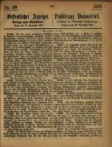 Oeffentlicher Anzeiger. 1875.09.22 Nro.38