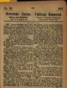 Oeffentlicher Anzeiger. 1875.09.29 Nro.39