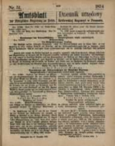 Amtsblatt der Königlichen Regierung zu Posen. 1874.12.17 Nr 51