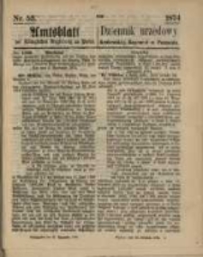 Amtsblatt der Königlichen Regierung zu Posen. 1874.12.31 Nr 53