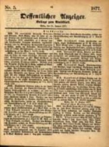 Oeffentlicher Anzeiger. 1877.01.31 Nro.5