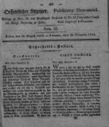 Oeffentlicher Anzeiger. 1832.08.28 Nro.35