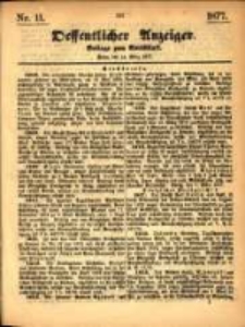 Oeffentlicher Anzeiger. 1877.03.14 Nro.11