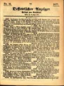 Oeffentlicher Anzeiger. 1877.04.18 Nro.16