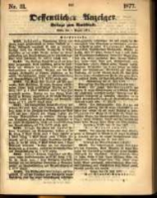 Oeffentlicher Anzeiger. 1877.08.01 Nro.31