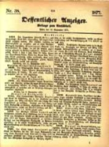 Oeffentlicher Anzeiger. 1877.09.19 Nro.38