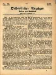 Oeffentlicher Anzeiger. 1877.09.26 Nro.39