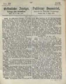 Oeffentlicher Anzeiger. 1876.05.10 Nro.19