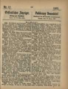 Oeffentlicher Anzeiger. 1869.03.23 Nro.12