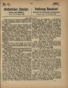Oeffentlicher Anzeiger. 1869.04.13 Nro.15