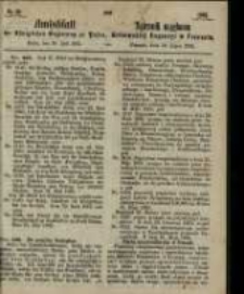 Amtsblatt der Königlichen Regierung zu Posen. 1865.07.18 Nro.29