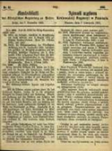 Amtsblatt der Königlichen Regierung zu Posen. 1865.11.07 Nro.45