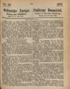 Oeffentlicher Anzeiger. 1876.07.19 Nro.29