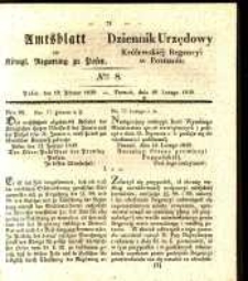 Amtsblatt der Königlichen Regierung zu Posen. 1839.02.19 Nr 8