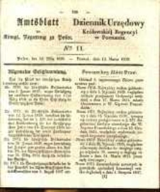 Amtsblatt der Königlichen Regierung zu Posen. 1839.03.12 Nr 11