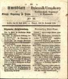 Amtsblatt der Königlichen Regierung zu Posen. 1839.04.16 Nr 16