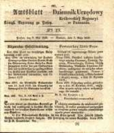 Amtsblatt der Königlichen Regierung zu Posen. 1839.05.07 Nr 19
