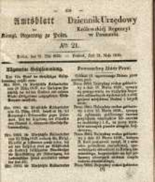 Amtsblatt der Königlichen Regierung zu Posen. 1839.05.21 Nr 21