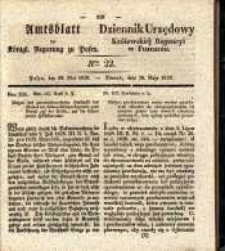 Amtsblatt der Königlichen Regierung zu Posen. 1839.05.28 Nr 22