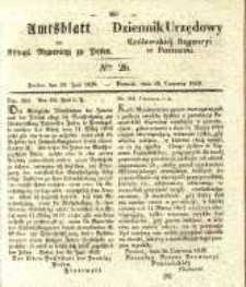 Amtsblatt der Königlichen Regierung zu Posen. 1839.06.25 Nr 26