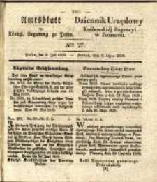 Amtsblatt der Königlichen Regierung zu Posen. 1839.07.02 Nr 27