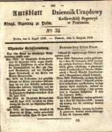 Amtsblatt der Königlichen Regierung zu Posen. 1839.08.06 Nr 32