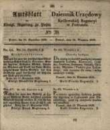 Amtsblatt der Königlichen Regierung zu Posen. 1839.09.24 Nr 39