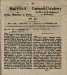 Amtsblatt der Königlichen Regierung zu Posen. 1839.10.01 Nr 40
