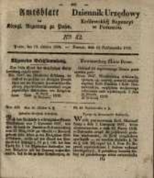 Amtsblatt der Königlichen Regierung zu Posen. 1839.10.15 Nr 42