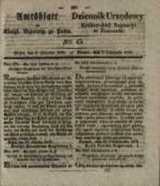 Amtsblatt der Königlichen Regierung zu Posen. 1839.11.05 Nr 45