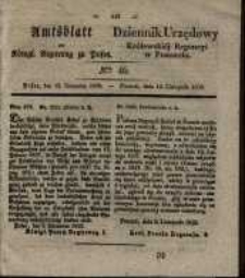 Amtsblatt der Königlichen Regierung zu Posen. 1839.11.12 Nr 46