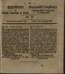 Amtsblatt der Königlichen Regierung zu Posen. 1839.12.03 Nr 49