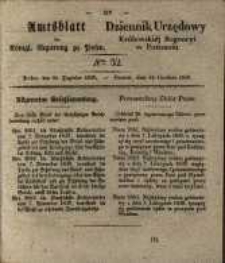 Amtsblatt der Königlichen Regierung zu Posen. 1839.12.24 Nr 52