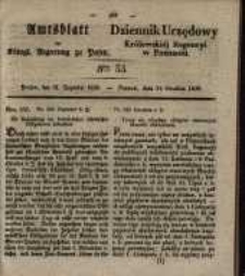 Amtsblatt der Königlichen Regierung zu Posen. 1839.12.31 Nr 53