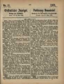 Oeffentlicher Anzeiger. 1869.05.25 Nro.21