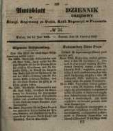Amtsblatt der Königlichen Regierung zu Posen. 1842.06.14 Nro.24