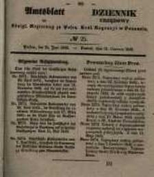 Amtsblatt der Königlichen Regierung zu Posen. 1842.06.21 Nro.25